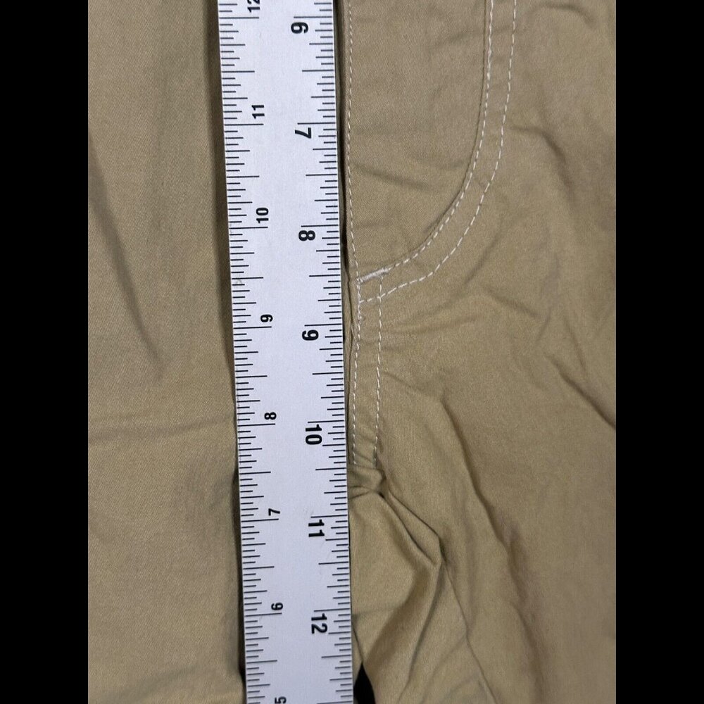 Kuhl Cargo Shorts 30 Mens Khaki Pocket Zip Cotton Nylon 11/5" Inseam - Picture 5 of 8
